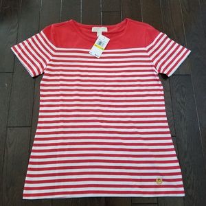 Michael Kors Strips Short Sleeves Shirt